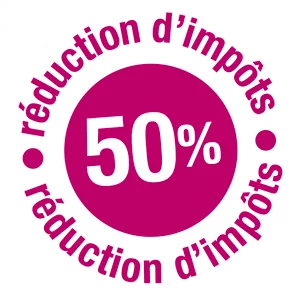 50pourcent reduction impots